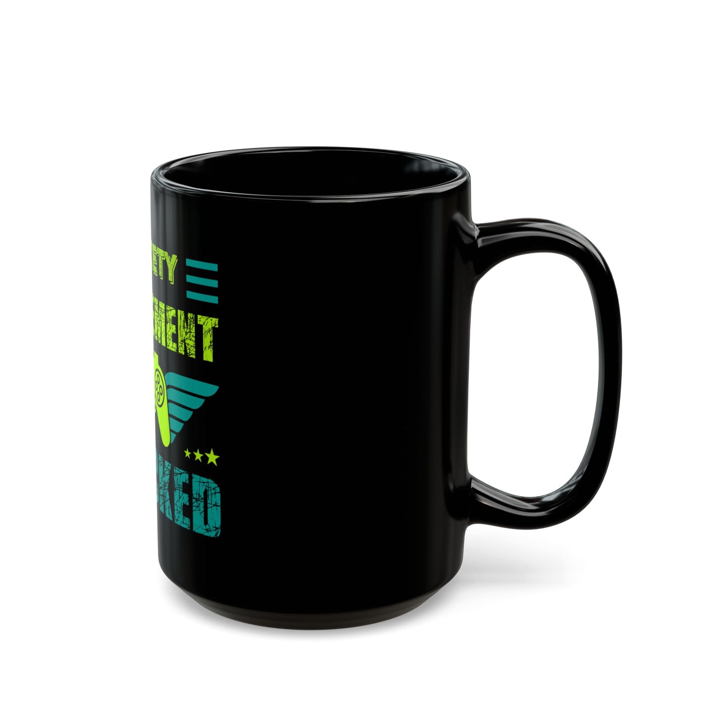 Mug - Sobriety Achievement Unlocked Black 11oz/15oz