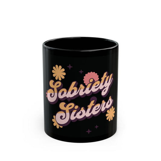 Mug Sobriety Sisters Groovy Design 11oz/15oz